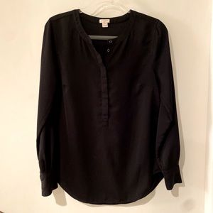 LOFT black blouse